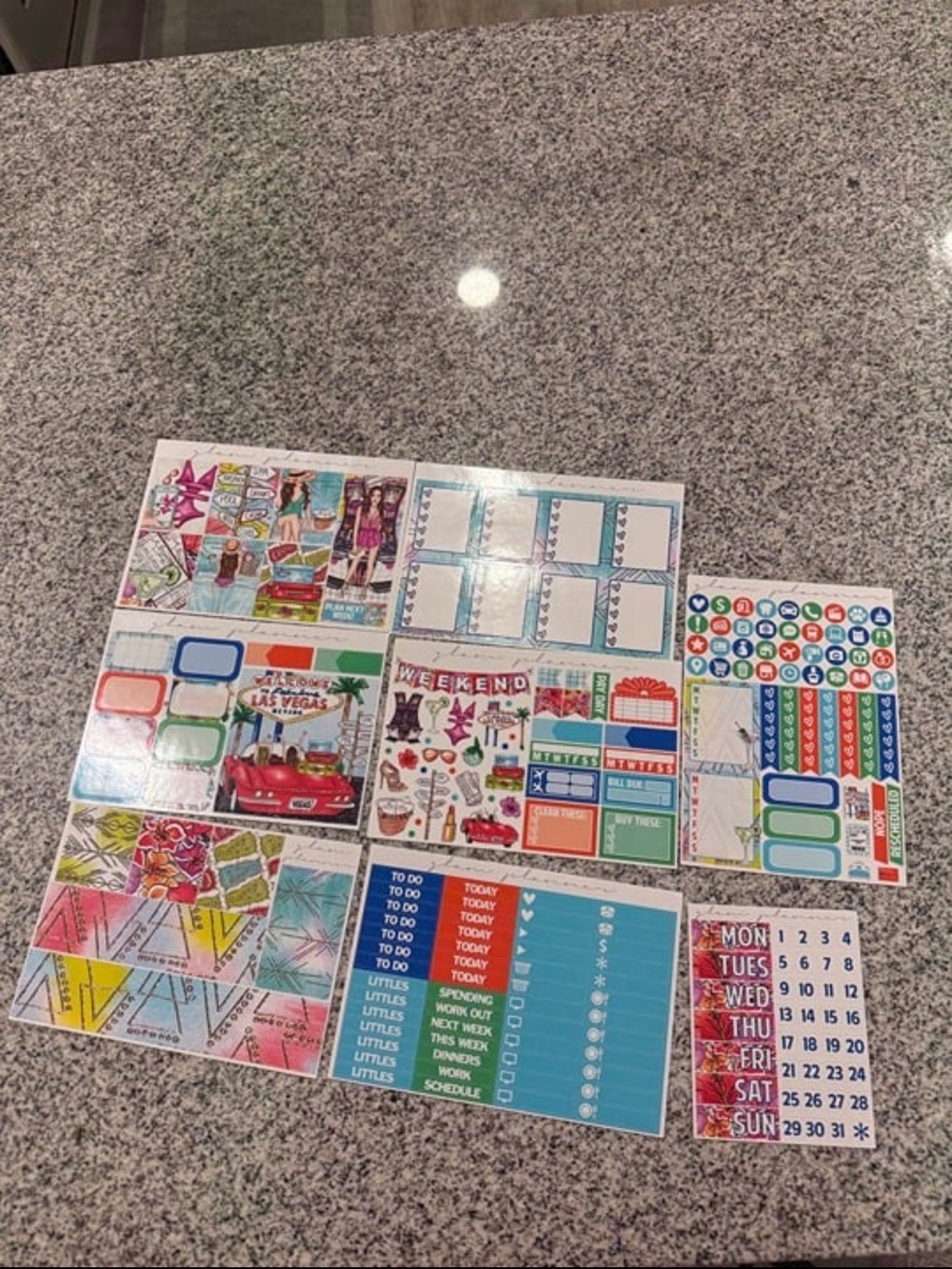Glam Planner Sticker Kit - Picture 2 of 2